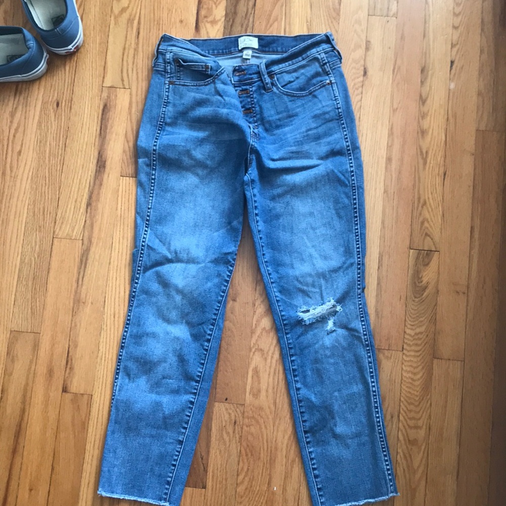 Jcrew vintage straight jeans